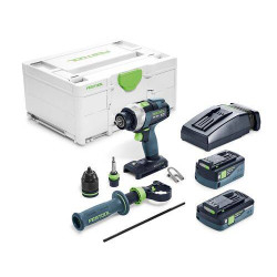 Festool Akumulatorowa wiertarko-wkrętarka TDC 18/4 5.2/4.0 I-Plus QUADRIVE 575602