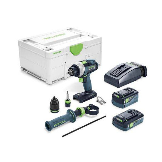 Festool Akumulatorowa wiertarko-wkrętarka TDC 18/4 5.2/4.0 I-Plus QUADRIVE 575602