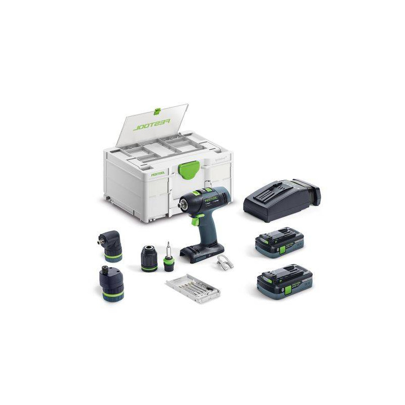 Festool Akumulatorowa wiertarko-wkrętarka T 18+3 HPC 4,0 I-Set 577609 (576989)