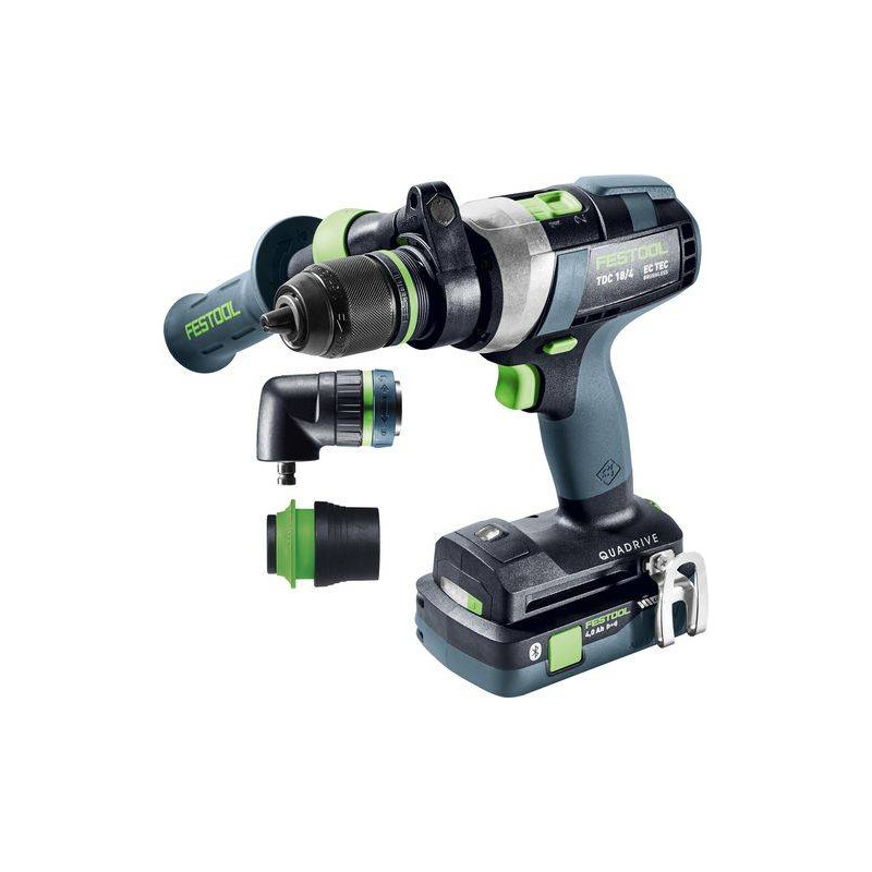 Festool Akumulatorowa wiertarko-wkrętarka TDC 18/4 5,0/4,0 I-Set QUADRIVE 577612