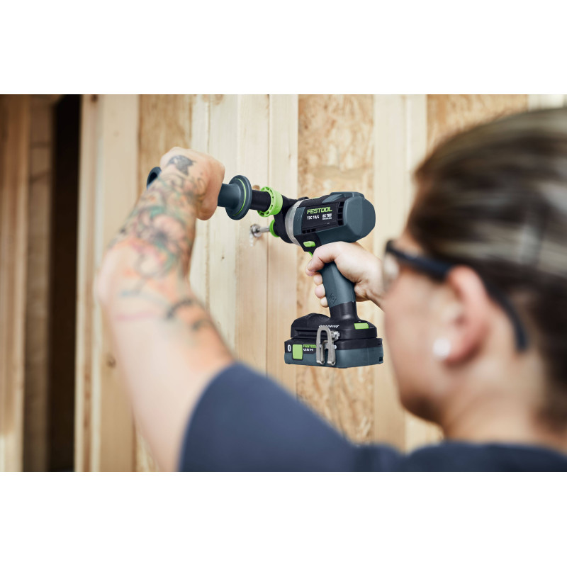Festool Akumulatorowa wiertarko-wkrętarka TDC 18/4 5,0/4,0 I-Set QUADRIVE 577612