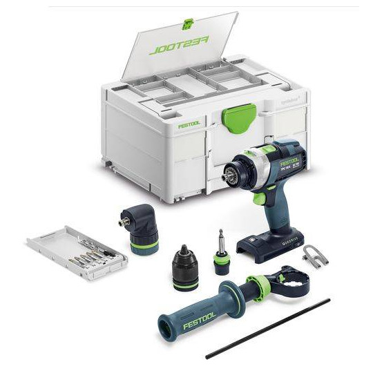 Festool Akumulatorowa wiertarko-wkrętarka udarowa TPC 18/4 I-Basic-Set QUADRIVE 577625