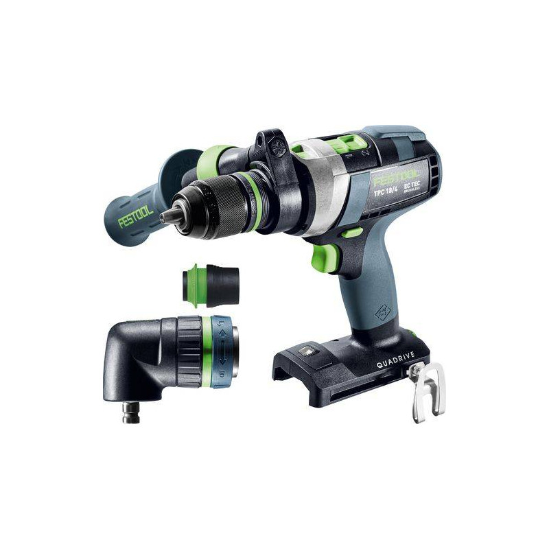 Festool Akumulatorowa wiertarko-wkrętarka udarowa TPC 18/4 I-Basic-Set QUADRIVE 577625