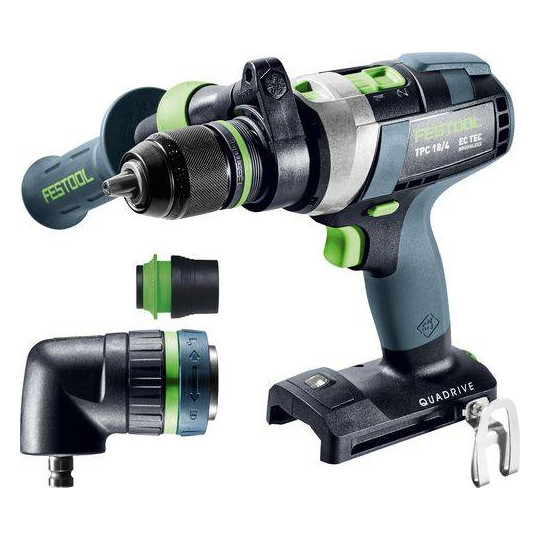 Festool Akumulatorowa wiertarko-wkrętarka udarowa TPC 18/4 I-Basic-Set QUADRIVE 577625
