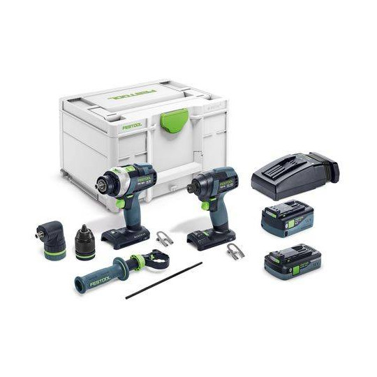 Festool Zestaw wiertarki i zakrętarki TID 18 5,0/4,0-Set TPC 18/4 577654 (576995)