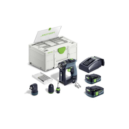 Festool Akumulatorowa wiertarko-wkrętarka CXS 12 2,5-Set 576865 (576093)
