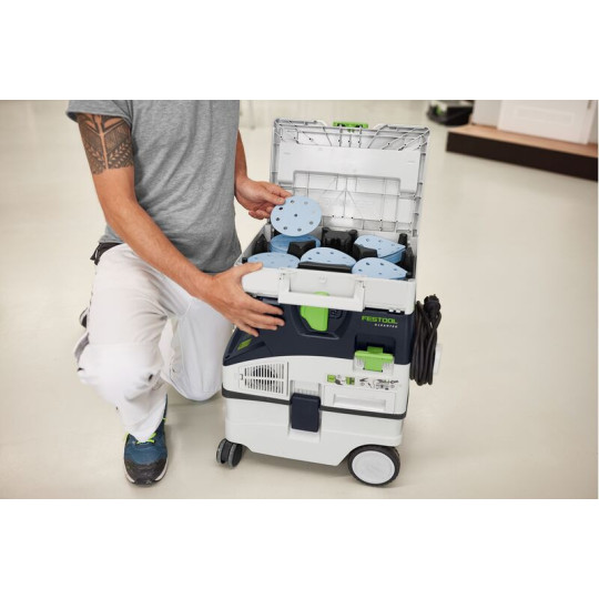 Festool Systainer na materiały ścierne Granat SYS-STF D125 GR-Set 578193
