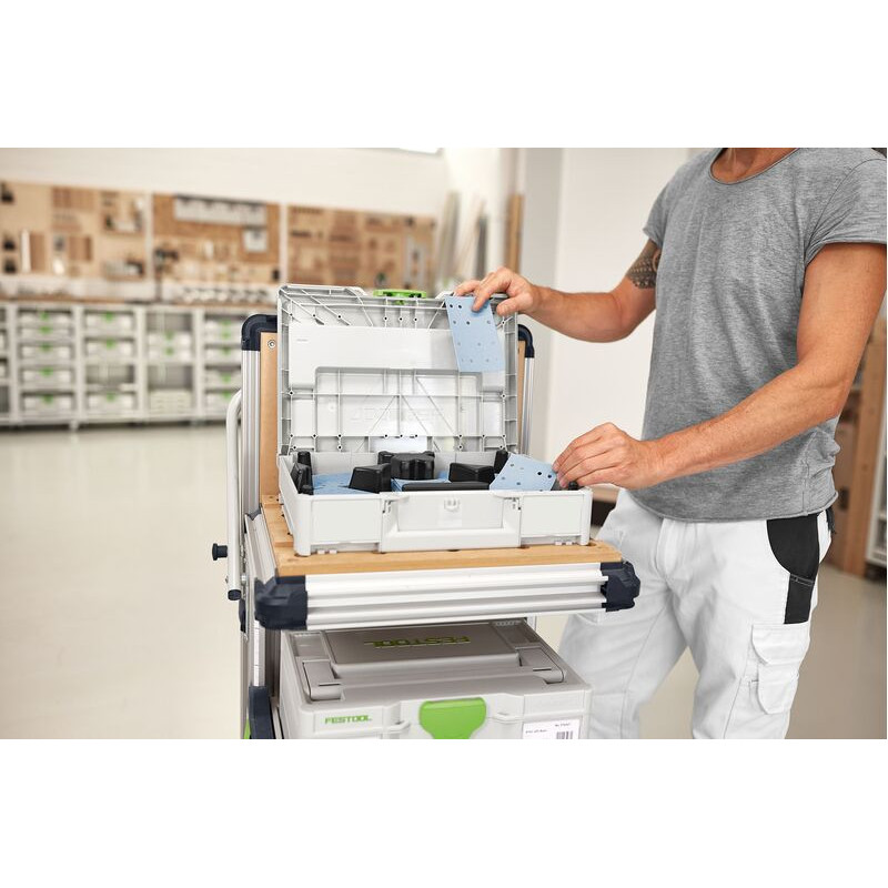 Festool Systainer na materiały ścierne Granat SYS-STF 80X133 GR-Set 578194
