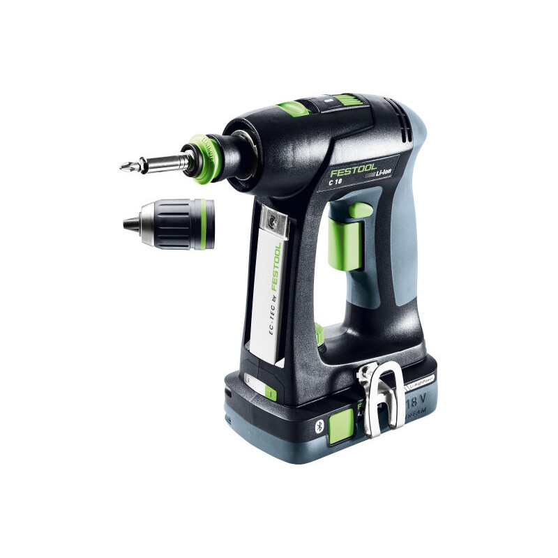 Festool Akumulatorowa wiertarko-wkrętarka C 18 HPC 4,0 I-Plus (574738) 576435