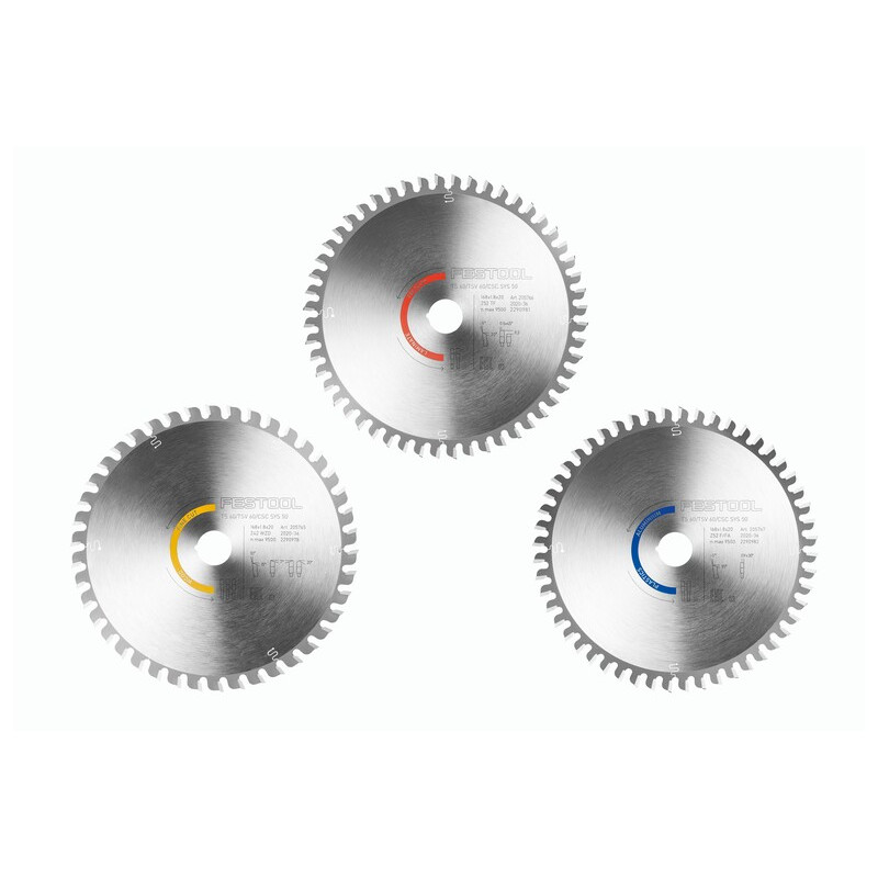 Festool Zestaw tarcz pilarskich KSB-SORT/3 W/L/A 168x1,8 578568