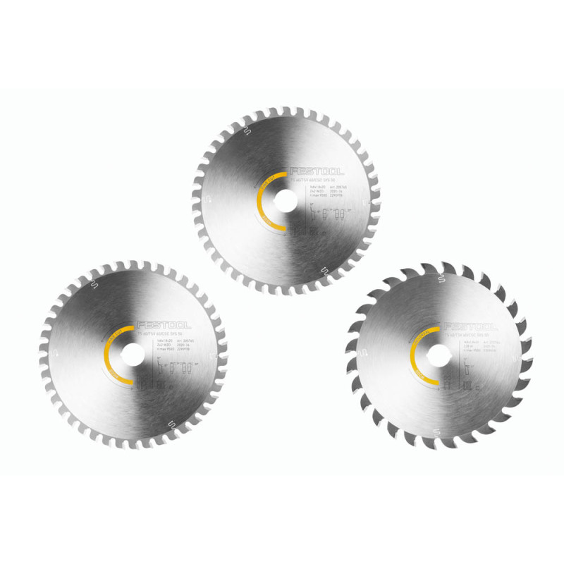 Festool Zestaw tarcz pilarskich KSB-SORT/3 W 168x1,8 578566