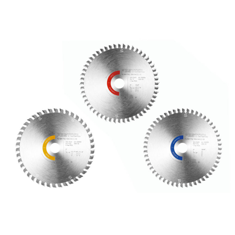 Festool Zestaw tarcz pilarskich KSB-SORT/3 W/L/A 160x1,8 578564