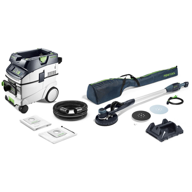 Festool Zestaw złożony z szlifierki przegubowej i odkurzacza PLANEX LHS-E 225/CTM 36-Set 578418