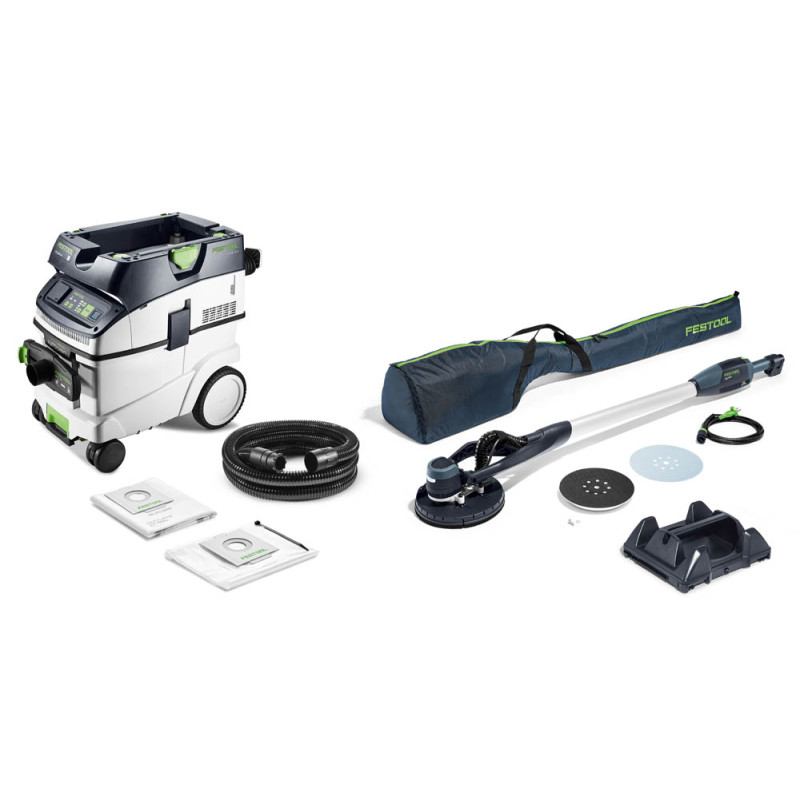 Festool Zestaw złożony z szlifierki przegubowej i odkurzacza PLANEX LHS-E 225/CTL 36-Set 578417