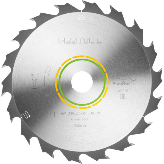 Festool Tarcza pilarska Panther 230x25x30 PW18 500646