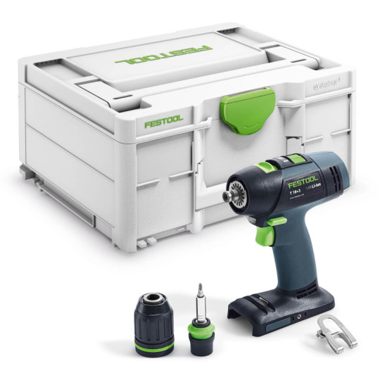 Festool  Akumulatorowa wiertarko-wkrętarka T 18+3-Basic (574763) 576448