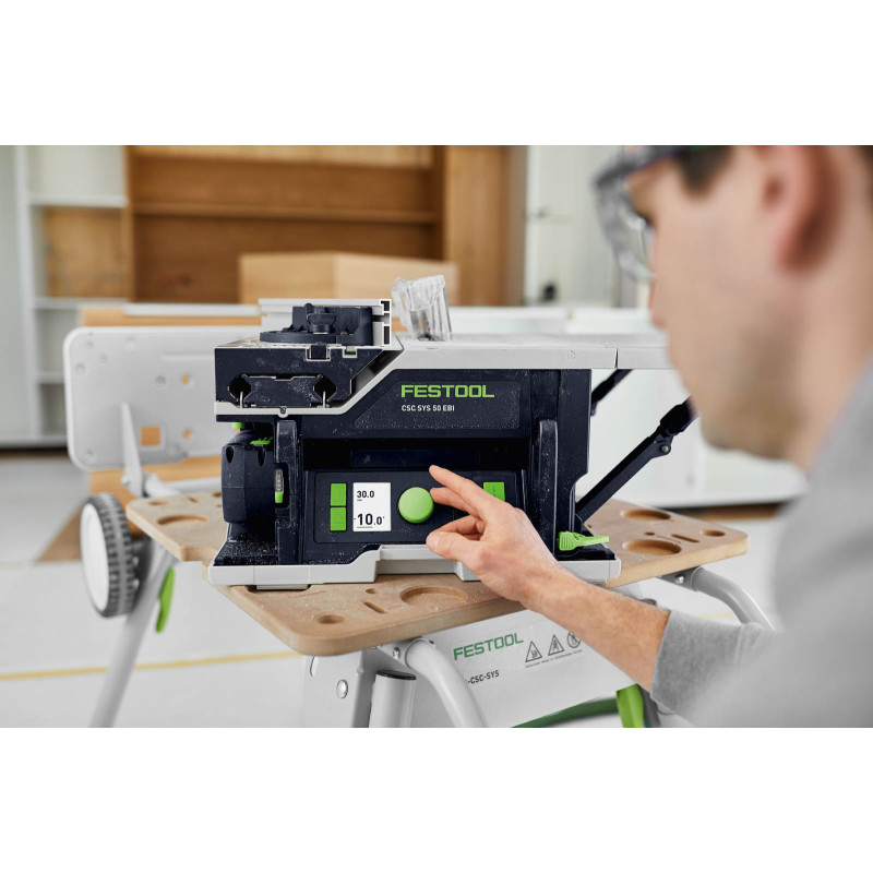 Festool Akumulatorowa stołowa pilarka tarczowa CSC SYS 50 EBI-Basic-Set 577371