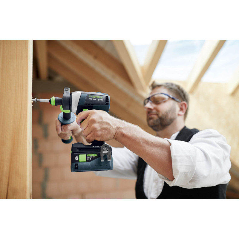 Festool Akumulatorowa wiertarko-wkrętarka TDC 18/4 5,0/4,0 I-Set QUADRIVE 577612