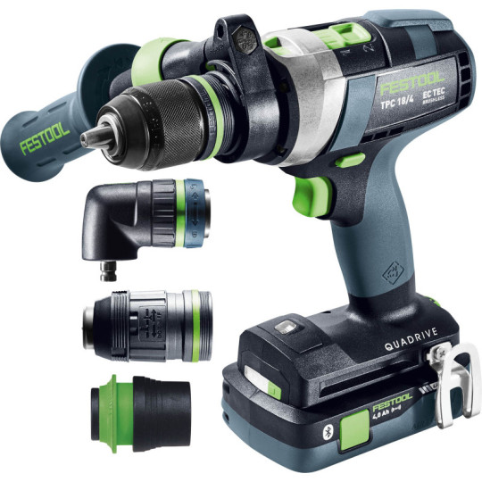 Festool Akumulatorowa wiertarko-wkrętarka udarowa TPC 18/4 5,0/4,0 I-Set/XL QUADRIVE 577622 (577248)
