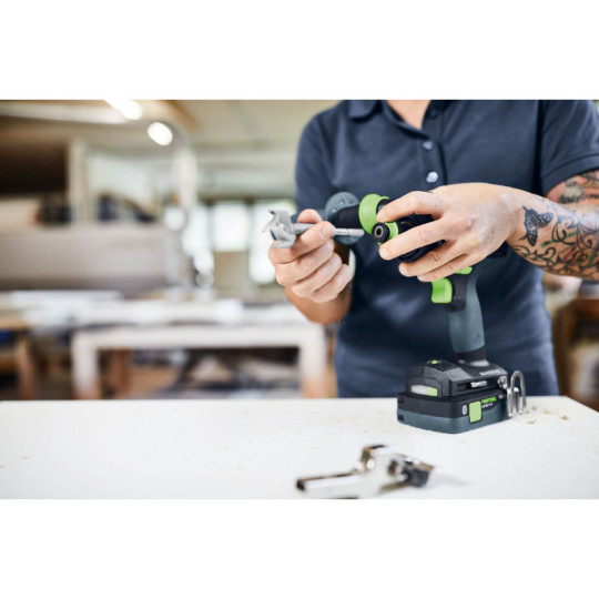 Festool Akumulatorowa wiertarko-wkrętarka udarowa TPC 18/4 5,0/4,0 I-Set/XL QUADRIVE 577622 (577248)