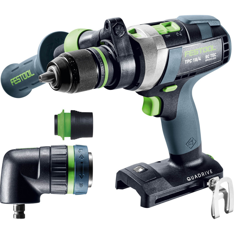 Festool Akumulatorowa wiertarko-wkrętarka udarowa TPC 18/4 I-Basic-Set QUADRIVE 577625