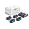 Festool Zestaw energii SYS 18V 4x5,0/TCL 6 DUO 577709