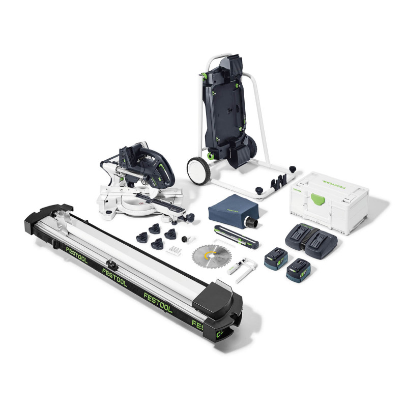 Festool Akumulatorowa ukośnica przesuwna KSC 60 EB 5,0 I-UG-Set KAPEX (577666) 577958