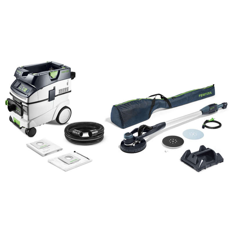 Festool Zestaw złożony z szlifierki przegubowej i odkurzacza PLANEX LHS-E 225/CTL 36-Set 578417