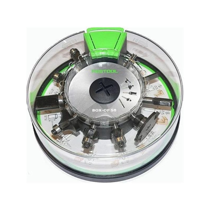 Festool Skrzynka z frezami Box-OF HW S8 Mix 498979