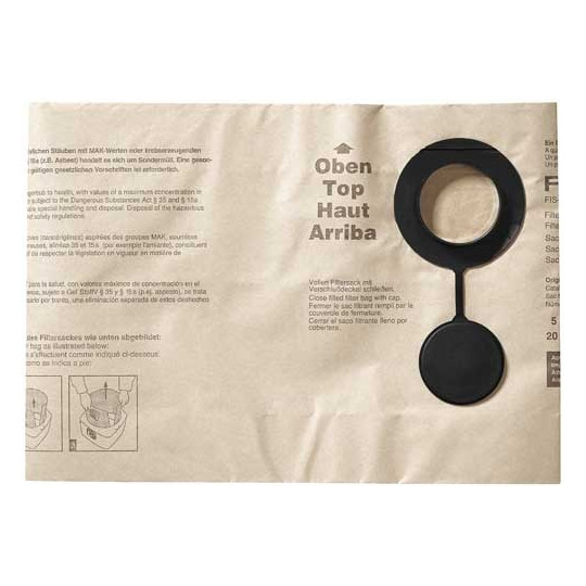 Festool Dwuwarstwowy worek filtrujący z atestem BIA FIS-SR 150 /5 488460