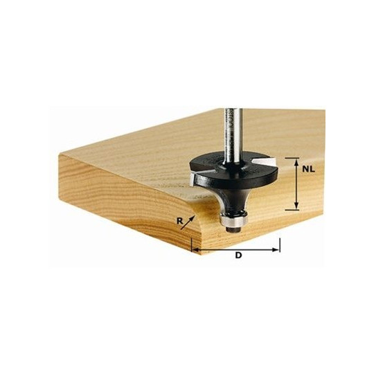 Festool Frez do zaokrągleń HW z trzpieniem 8 mm HW S8 D191/R3 KL 491010