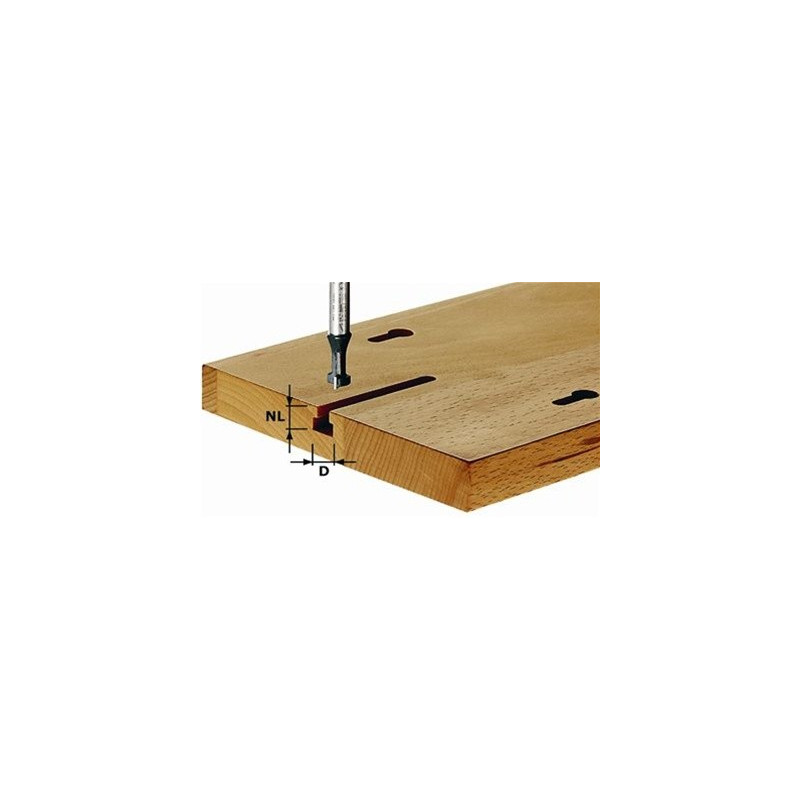 Festool Frez do wpustów T HW z trzpieniem 8 mm HW S8 D105/NL13 491035