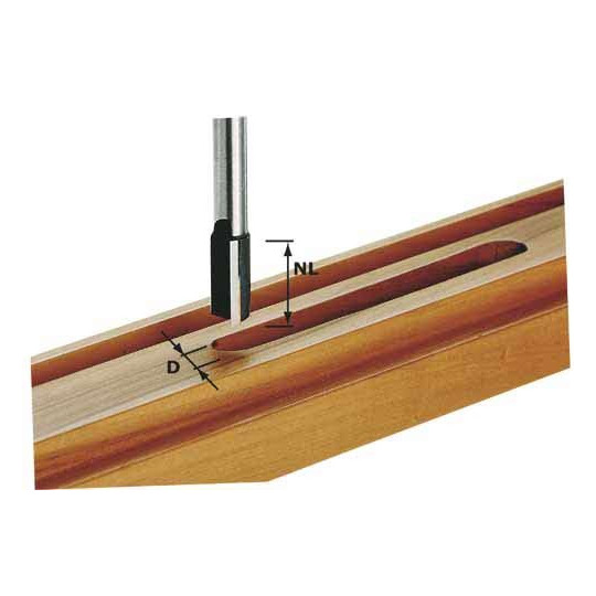 Festool  Frez do wpust&oacute;w HW z trzpieniem 8 mm HW S8 D16/30 490967