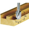 Festool  Frez spiralny do wpust&oacute;w HW z trzpieniem 8 mm HW Spi S8 D4/10 490977