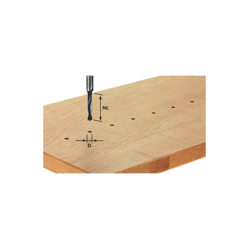 Festool Frez do kołków HW z trzpieniem 8 mm HW S8 D8/30 Z 491068