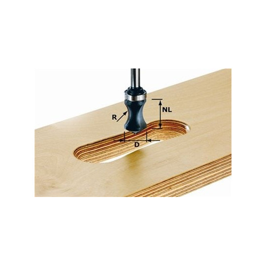 Festool Frez do uchwytów HW z trzpieniem 8 mm HW S8 R16/NL32 491033