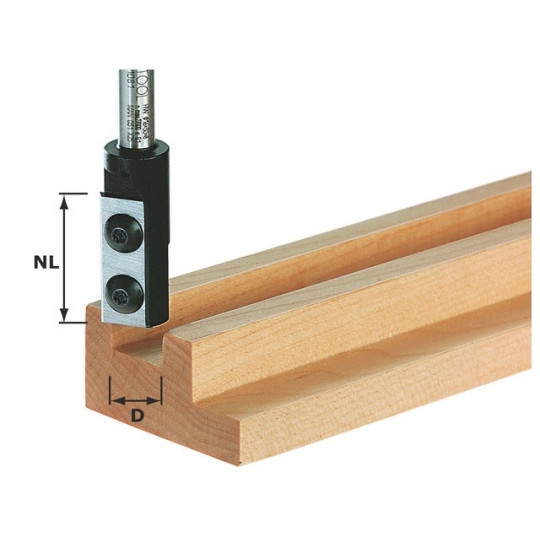 Festool Frez z płytkami do wpustów HW 8 mm HW D14/30 S8 Festool Frez z płytkami do wpustów HW 8 mm HW D14/30 S8