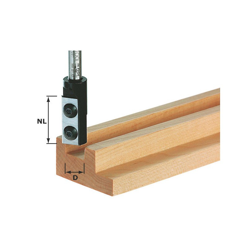 Festool Frez z płytkami do wpustów HW 8 mm HW D16/30 S8 492716