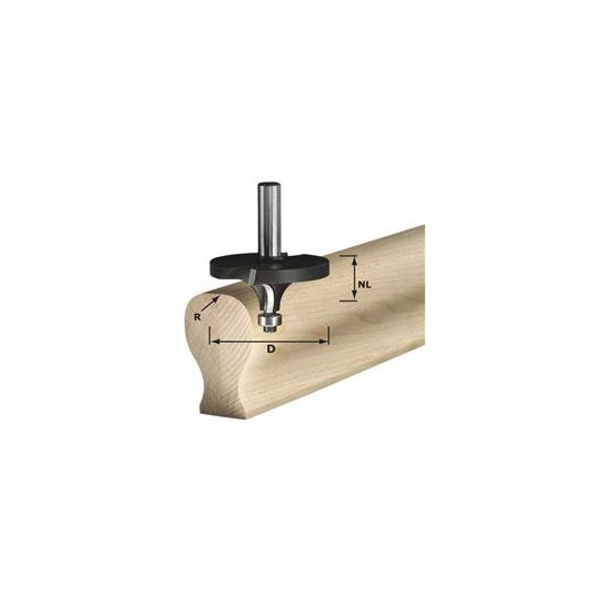 Festool Frez do zaokrągleń HW z trzpieniem 12 mm HW R16/D64/26 S12 492710