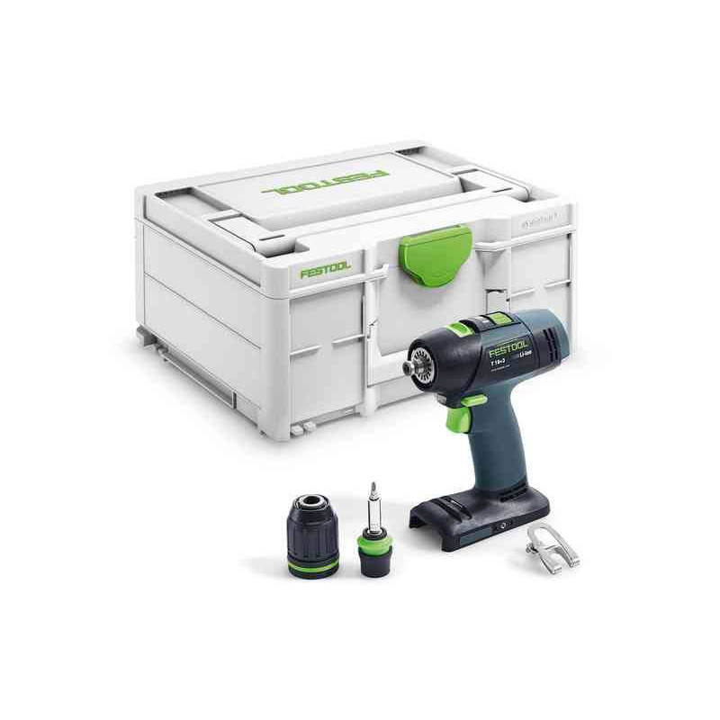 Festool  Akumulatorowa wiertarko-wkrętarka T 18+3-Basic (574763) 576448